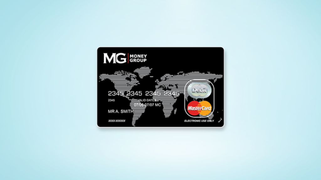 MG Black Prepaid Debit Card