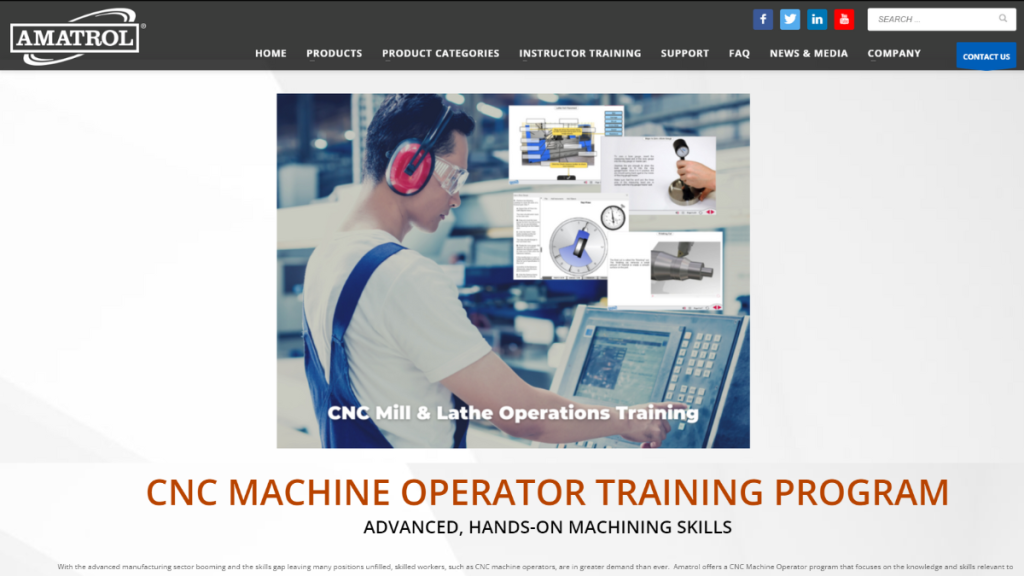 CNC Machine Operator Training Program by Amatrol