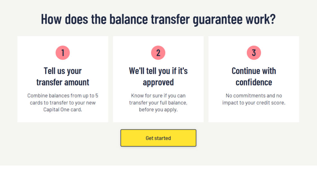 Capital One Balance Transfer Card